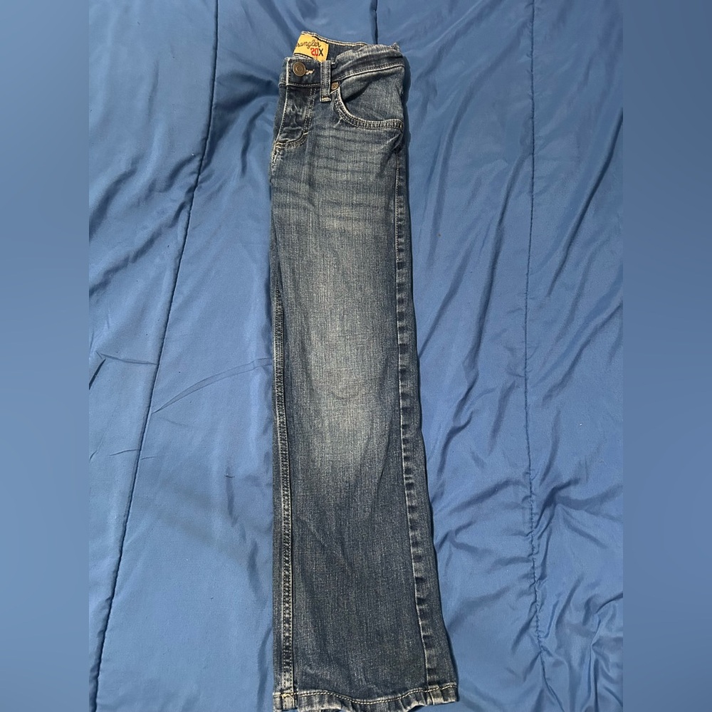 Wrangler 20X Boys Denim Jeans 8 Slim - Picture 2 of 3